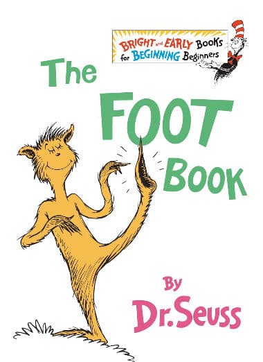 The Foot Book Blue Back Book