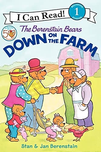 The Berenstain Bears Down on the Farm: An I Can Read Story About Farm Life for Kids