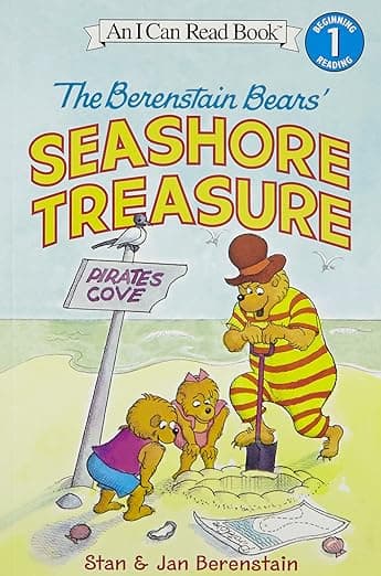 The Berenstain Bears' Seashore Treasure: A Family Adventure Picture Book About Finding Hidden Treasure for Kids