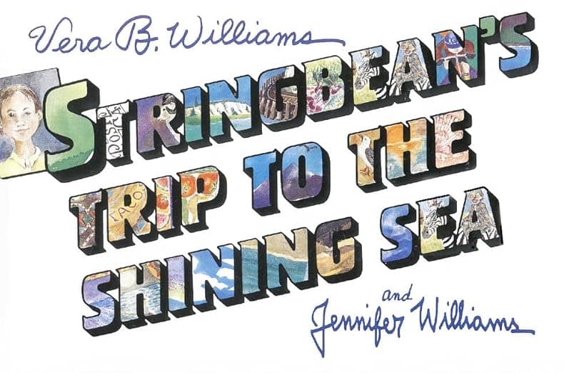 Stringbean's Trip to the Shining Sea: A Picture Book About Brothers, a Dog, and Postcards from a Road Trip Across America for Kids
